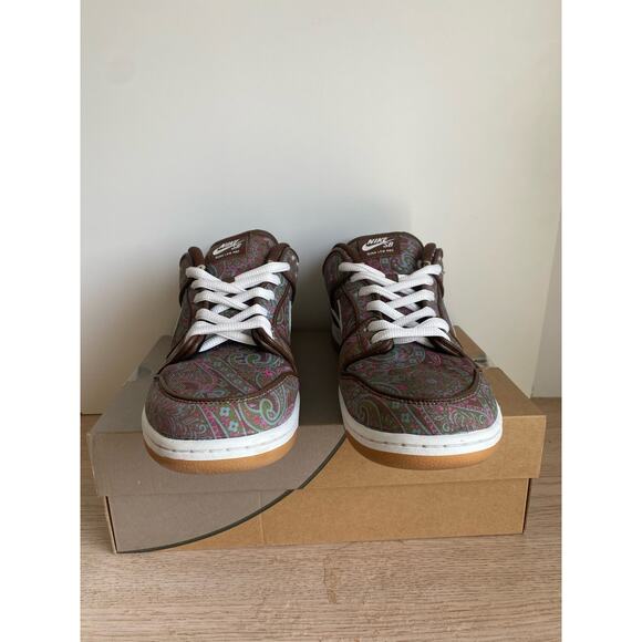 RARE Nike SB Dunk Low Pro Paisley Brown Men Sneakers - Size 11.5 main image 9